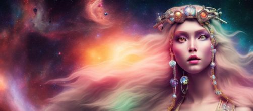 Dea con i capelli lunghi © Immagine Pixabay.