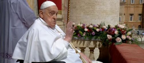 Papa Francesco in Piazza San Pietro (©Rai).