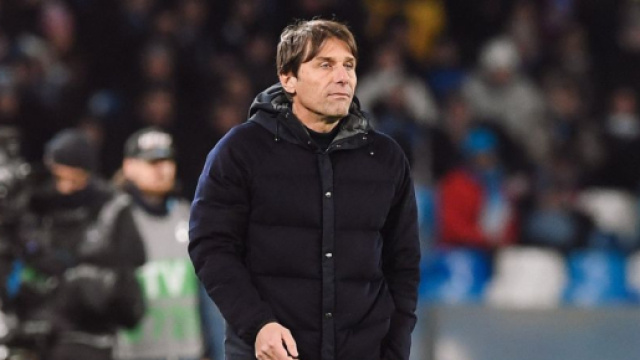 Antonio Conte, allenatore del Napoli. Foto &copy; Napoli