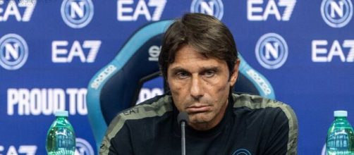 Antonio Conte, allenatore del Napoli. Foto © Napoli