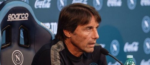 Antonio Conte, allenatore del Napoli. Foto © Napoli