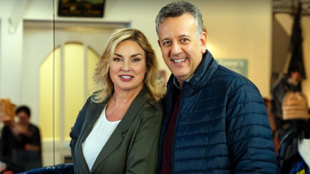 Guido Del Bue (Germano Bellavia) e Claudia Costa (Giada Desideri) © Un Posto al Sole Rai