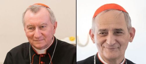 Pietro Parolin e Matteo Maria Zuppi © Wikimedia Commons.