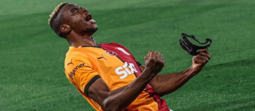 Victor Osimhen, attaccante del Galatasaray. Foto © profilo X/Osimhen