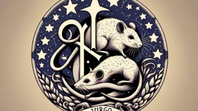 Illustrazione ispirata al segno della Vergine e il numero 11 della Smorfia, 'e surice. © Immagine creata con Dall-E