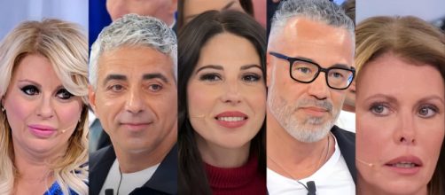 Tina Cipollari, Giuseppe, Rosanna, Sebastiano e Cinzia - screenshot © Canale 5