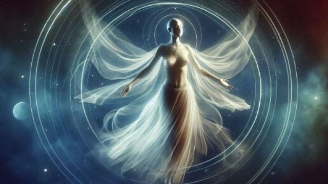 Illustrazione ispirata al segno zodiacale della Bilancia. © Immagine creata con Dall-E