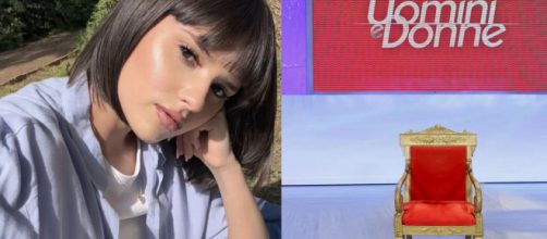 Francesca Polizzi e il trono di Uomini e donne - screenshot © Instagram/Canale 5.