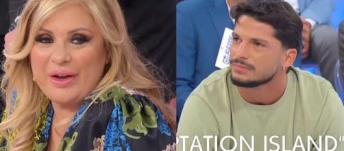 In foto Tina Cipollari e Gianmarco Steri © Mediaset.