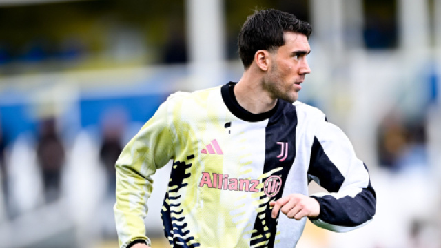 Dusan Vlahovic, attaccante della Juventus. Foto &copy; Juventus FC