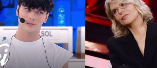In foto Maria De Filippi e Trigno © Mediaset.