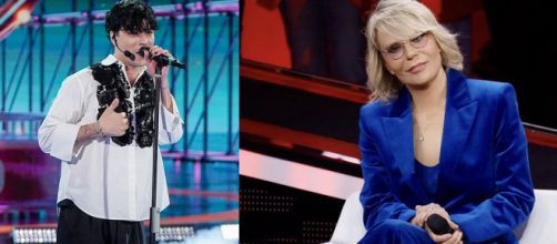 TrigNO e Maria De Filippi - screenshot © Canale 5.