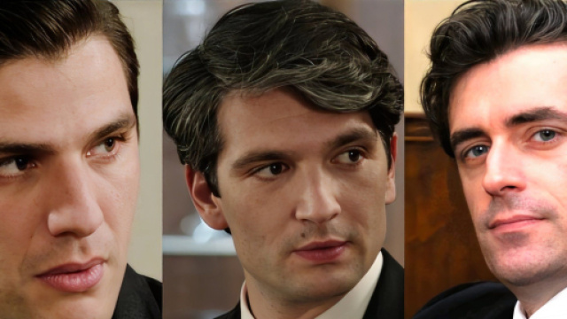 Marcello Barbieri, Roberto Landi e Tancredi Di Sant'Erasmo - screenshot © Rai 1.