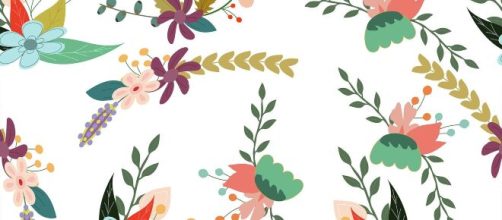 Fiori stilizzati e colorati © Pixabay