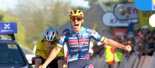 Remco Evenepoel - © Screenshot Eurosport.
