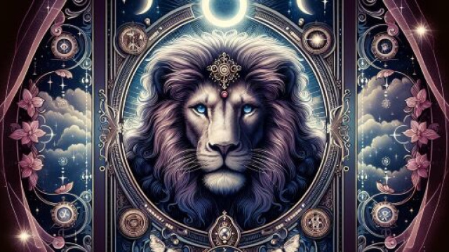 Papessa dei tarocchi per il segno Leone. © Immagine creata con Dall-E
