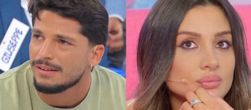 Gianmarco Steri e Cristina Ferrara - screenshot © Canale 5.