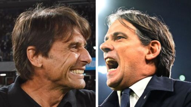 Antonio Conte e Simone Inzaghi &copy; SSC Napoli e FC Inter