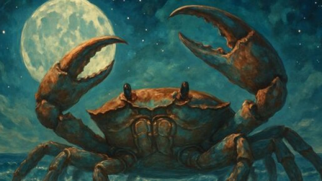 Immagine ispirata al segno zodiacale del Cancro. © Immagine creata con Dall-E