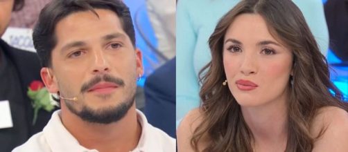 Gianmarco Steri e Nadia Di Diodato - screenshot © Canale 5.