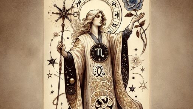 Mago dei Tarocchi che simboleggia trasformazione e scoperta per il segno della Vergine. © Immagine creata con Dall-E