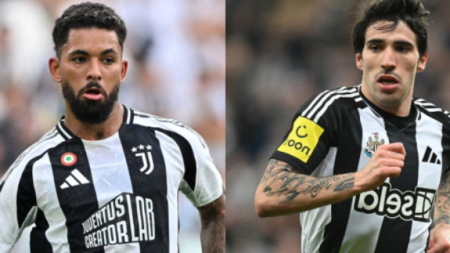 Douglas Luiz, centrocampista della Juventus. Foto © Juventus FC. Sandro Tonali, centrocampista del Newcastle. Foto © Newcastle