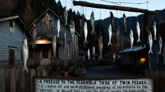 Immagine ispirata a Twin Peaks per i Pesci. © Immagine creata con DALL·E