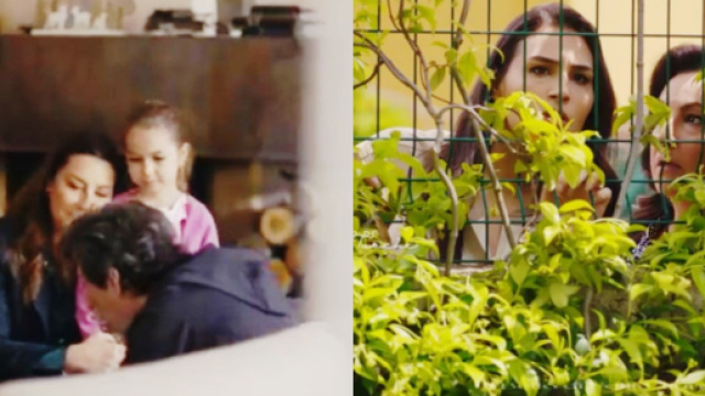 Guzide, Oyku e Tarik insieme, Yesim e Ilknur spiano tutto &copy; Tradimento - Aldatmak.