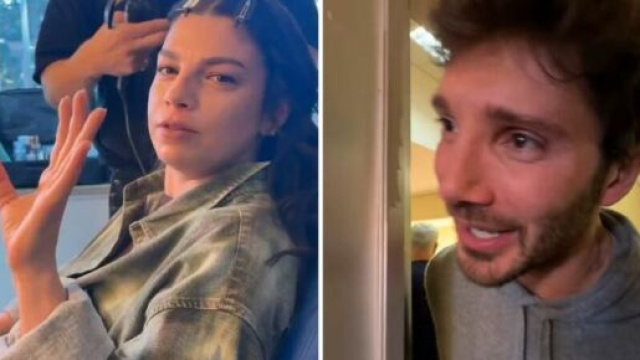 Emma Marrone e Stefano De Martino a Stasera tutto &egrave; possibile &copy;Rai
