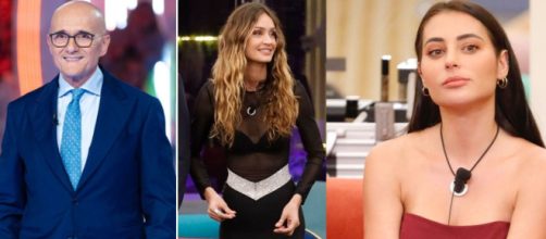 Alfonso Signorini, Helena Prestes e Mariavittoria Minghetti - screenshot © Canale 5.