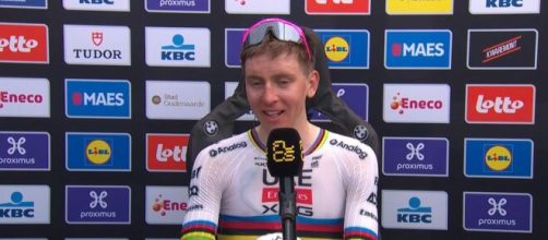 Tadej Pogacar - © Screenshot Eurosport