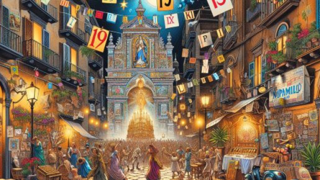 Rappresentazione della Vergine e il significato della risata come simbolo di leggerezza e gioia. © Immagine creata con Dall-E