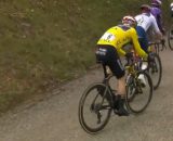 Jonas Vingegaard alla Parigi Nizza - © Screenshot Eurosport.