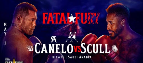 La locandina del match Canelo vs. Scull © Riyadh Season.
