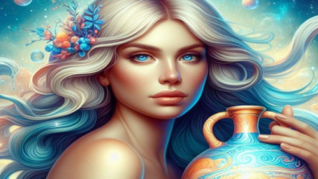 Segno dell'Acquario generato con &copy; AI Copilot