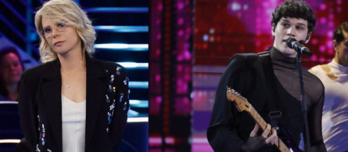 Maria De Filippi e Nicolò - screenshot © Canale 5.