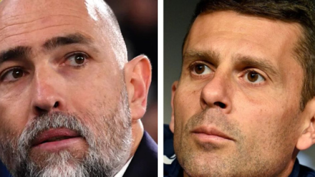 Igor Tudor, allenatore della Juventus. Foto © Juventus. Thiago Motta, ex allenatore della Juventus. Foto © Juventus