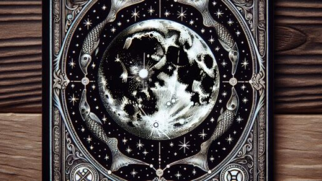 Tarocco della Luna per i Pesci. © Immagine creata con Dall-E
