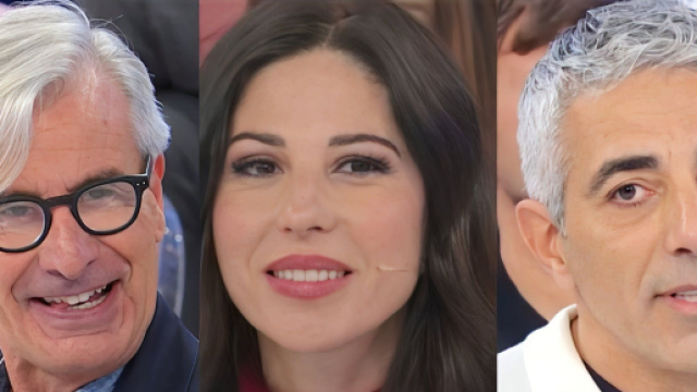Arcangelo, Rosanna e Giuseppe - screenshot © Canale 5.