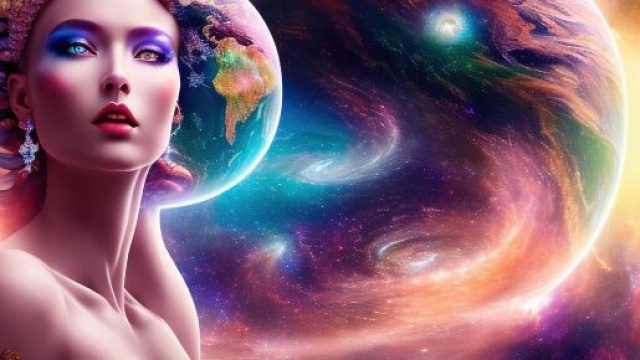 Donna nell'Universo foto da ©Pixabay.