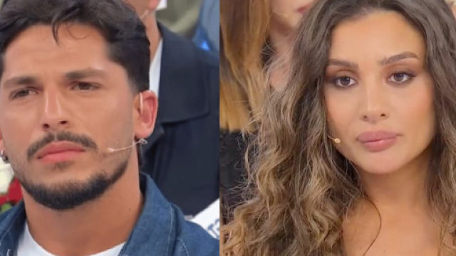 Gianmarco Steri e Cristina Ferrara - screenshot © Canale 5.