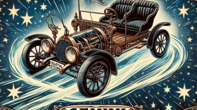 Il Carro dei tarocchi illumina la via dei Gemelli. © Immagine creata con Dall-E