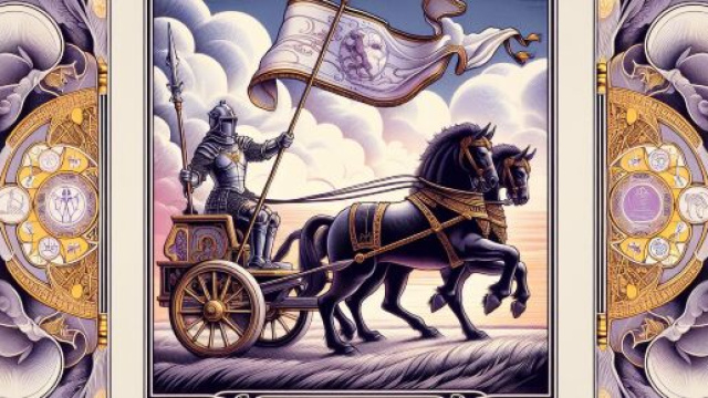 Immagine rappresentante il Carro e il segno del Capricorno, simbolo di determinazione e successo. © Immagine creata con Dall-E.