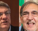 Maurizio Landini e Ignazio La Russa (© Wikimedia commons)
