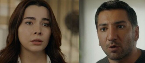 Oylum e Kahraman di Tradimento © screenshot Canale 5.