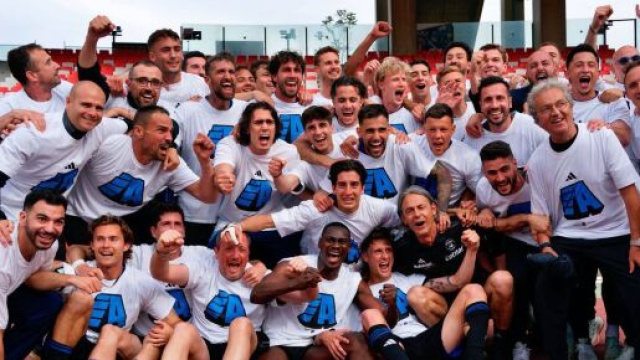 La festa promozione del Pisa © Pisa Sporting Club