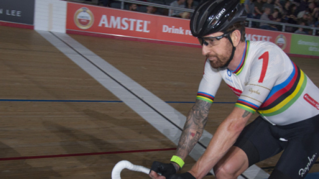 Bradley Wiggins in pista © Wikimedia Commons