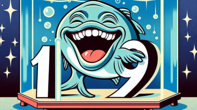 Numero 19 della Smorfia per l'Acquario: la risata come simbolo unificante e rinnovatrice. © Immagine creata con Dall-E