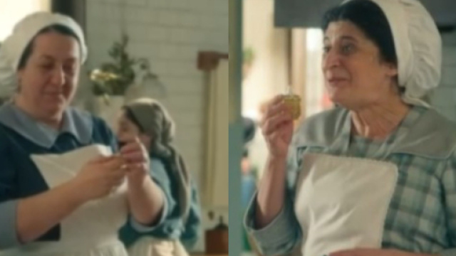 Simona e Candela con i regali della duchessa © La Promessa