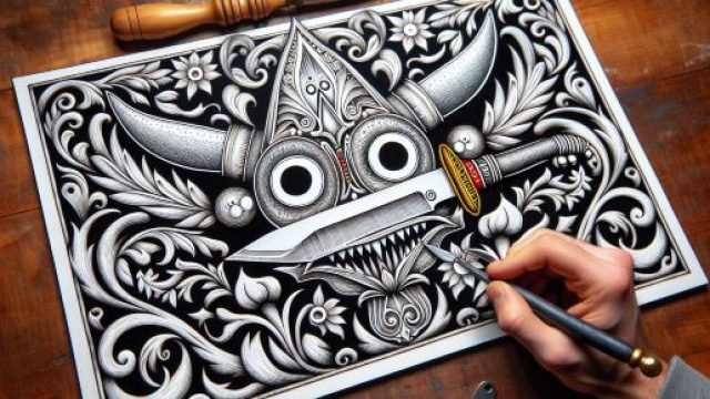 Vergine e il coltello, numero 41 della Smorfia. © Immagine creata con Dall-E